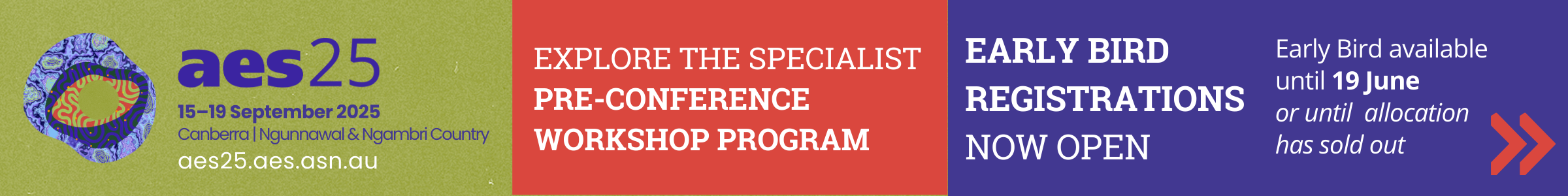 Explore the aes25 pre-conference workshop program and benefit from Early Bird registration