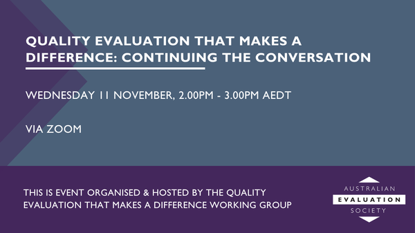 Quality evaluation that makes a difference continuing the conversation