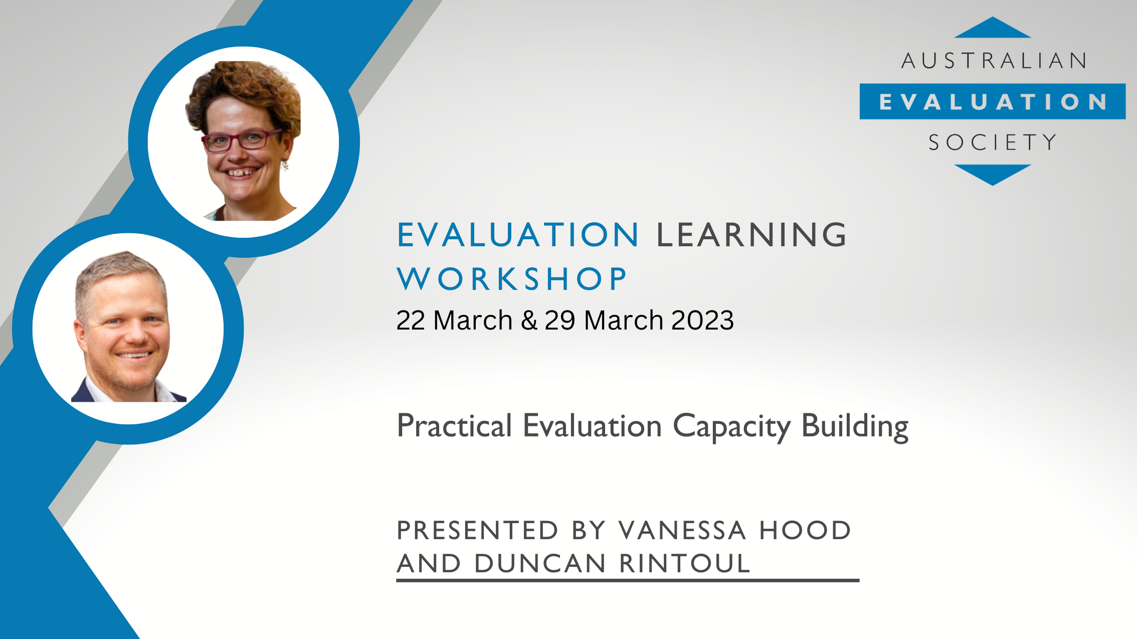 Workshop: Practical Evaluation Capacity Building (Online 22 & 29 March ...